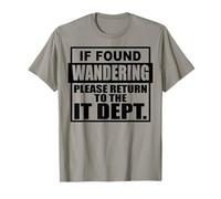 Si Vous Vous Demandez, Veuillez Retourner au département Informatique T-Shirt