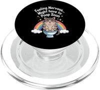 Si Vous Vous sentez nerveux, Vous devrez Peut-être bientôt Faire Caca avec Funny Cat Rainbow PopSockets PopGrip pour MagSafe