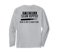 SI Vous VOYEZ Un Ripper Maintenant n'est Pas Un Bonne Temps Couture Meme Manche Longue