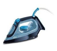 Braun SI3050BL Fer à Repasser, Puissance 2400 W, Semelle Super céramique freeglide 3D avec Repassage bidirectionnel, Coup de Vapeur de 160 g, systèmes calcaire et Anti-Gouttes, Plastique, Bleu