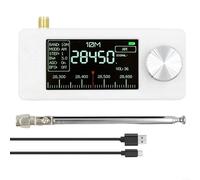 SI4732 Radio avec écran couleur IPS 1,9", batterie de 800 mAh, réception HF/SW/MW/VHF, pour contrôle ESP32-S3, antenne en boucle portable, pour l'extérieur, les voyages et les loisirs à ondes courtes