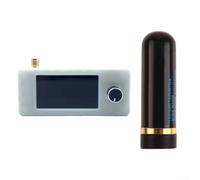 SI4732 Récepteur radio pleine bande, mini antenne radio de poche avec plus de 10 heures d'autonomie et sortie audio stéréo de 3,5 mm pour HF SW pour bandes MW VHF (blanc)