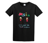 Sia Some People Have Real Problems R&B Album Casual Men Adult Short Sleeve Black L