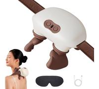 Siaasoo Massage Master for Shoulder,Neck Massager Pillow - 3D Kneading Massager, Appareil de Massage pour le cou et les épaules avec Chaleur, Coussin de Massage Cervical