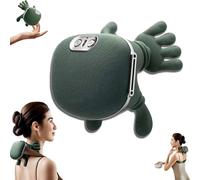 Siaasoo Massager, Tissue Shiatsu Electric Massage Master for Shoulder, with 3-Speed Adjustment, for Necks, Back, and Lower Abdomen (A)