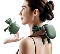 Siaasoo Masseur Cervical, Appareil De Massage Cervical, E Vraies Mains, Masseur De Pétrissage N4, Réglage À 3 Vitesses Avec Chaleur