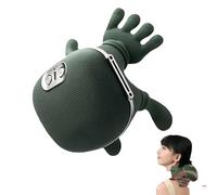 Siaasoo Masseur de Cou, Masseur de Cou de pétrissage de Main Humaine simulé, Masseur de Dos, adapté au Cou et aux épaules (vert)