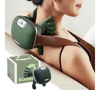 Siaasoo Masseur Dos Et Cervicales, Trottinette Électrique Massage Du Cou, De Vraies Mains, Masseur De Pétrissage N4, 2 Modes,pour Long Trajet Week-end Vacances