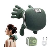 Siaasoo Neck Massager, Siaasoo Portable Shiatsu Massage Pillow with Heat, Relaxes Comfortably, 3 Intensity Levels, 2 Heating Modes, for Shoulder, Neck, Leg, Arm (1 Set)