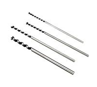 SiaBiced 4 Pièces Mèche Carrée Mortaiseuse Mèche Bois Outils Perçage Carré Acier Carbone Convient pour Machines Mortaiseuses Installations de Menuiseri, Carottage rond