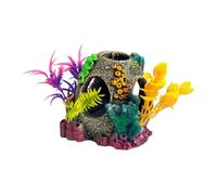 SiaBiced Accessoires de Décoration pour Aquarium, Grottes et Objets Compacts