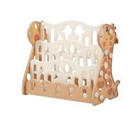 SiaBiced Adorable Bibliothèque pour Enfants, Facilement Accessible, Idéale pour Les Magazines et Les Livres dans Une Salle de Jeux, Kaki 3 Niveaux