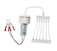 SiaBiced Aquarium Pompe à Air Mini Pompe Aquarium Aérateur Diffuseur Accessoire Air Pierre Fonction Silencieuse Portable en PP pour Poissons Vente Véhicule, Style 5