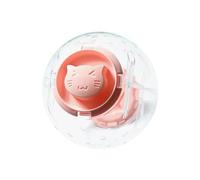 SiaBiced Ballon d'exercice pour Hamster avec Plusieurs Trous, Roue Transparente, Accessoire en PP Ventilé, Design Rotatif, Installation Facile, Convient Po, Rose