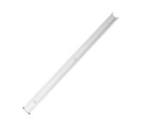 SiaBiced Bois Aluminium Rail Rainure Polyvalent Glissière Fixation Prédécoupée Application Universelle pour Atelier Menuiserie Réparation, Argent, 50 Cm X 3 Cm