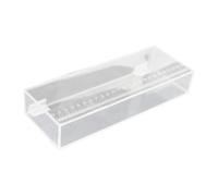 SiaBiced Boîte D'observation de Poissons Portable et Robuste en Acrylique avec Couvercle, Idéale pour Observer, Reproduire et Photographier Les Espèces AQU, 25x4.4x9cm