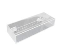 SiaBiced Boîte D'observation de Poissons Portable et Robuste en Acrylique avec Couvercle, Idéale pour Observer, Reproduire et Photographier Les Espèces AQU, 22x4.2x8cm