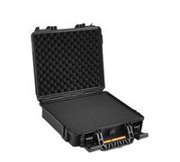 SiaBiced Boîtier de Protection Mallette de Rangement Rigide Organisateur Coffret Étanche Antichoc En Polypropylène avec Mousse Adaptable Convient pour Instrume, 29.5 Cm X 26.5 Cm X