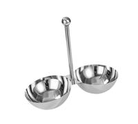 SiaBiced Bol de Service, Coupelle à Condiments, Présentoir à Amuse-gueules, Assiettes pour Condiments et Hors-d'œuvre, 2 Grid L