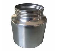 SiaBiced Buse de Pulvérisation pour Récipient Réservoir pour Ouverture Pratique Compatibilité avec Appareils Électriques Convenant aux Rénovations Intérieures, 1000ML, Aluminum Alloy Pot