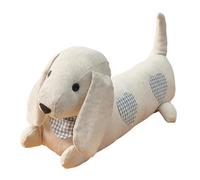 SiaBiced Butée de Porte Décoration Cale Porte Animal Rembourré Statue Chien Décorative Cale Porte Tissu avec Sable pour Stabilité Adaptée Chambre Enfant Salle, Coeur Bleu