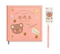 SiaBiced Cahier correction, reliure cousue, color to 1 | Finition papier Daolin, Cahier ligné vierge, Consolidation s , Pour élève primaire