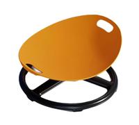 SiaBiced Chaise Sensorielle Rotative pour Enfants, Jouet D'équilibre Portable, Relaxante, Stable et Antidérapante, Orange