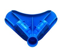 SiaBiced Connecteur d'angle pour Piscine Raccord d'angle Té d'angle Manchon de Pièce de Rechange en Plastique Moulé Solide Support Stable et Ajustement Fiable, Bleu