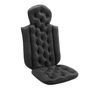 SiaBiced Coussin de Bain Portable pour La Tête et La Nuque avec Design Antidérapant pour Une Expérience Spa, Noir