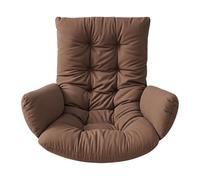 SiaBiced Coussin pour Chaise Suspendue pour Fauteuil Suspendu Garnissage PP Confortable Revêtement Polyester Anti-usure Installation Aisée Adapté à, Brun