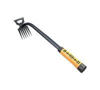SiaBiced Désherbeur Manuel, Râteau Arrache-serpillères Portable avec Poignée Ergonomique en Acier Au Manganèse, 6 Dents