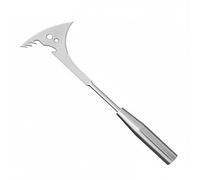 SiaBiced Désherbeur Outil Grattoir Désherbage Main Crochet Pavé Lichen Racine Poignée Polie INOX Adapté Suppression Végétation Terrasse Mur Crevice , Multi-Function Knife