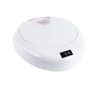 SiaBiced Distributeur Automatique de Nourriture pour Chat Alimentateur Repas Plateau Amovible Compatible Nourriture Humide Facile à Nettoyer et Ut, Blanc