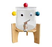 SiaBiced Distributeur de Boissons, Distributeur D'eau, Bouilloire D'eau Froide et Distributeur de Jus Spécialement Conçus pour Le Réfrigérateur pour Le, avec Support En Bois