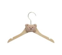 SiaBiced Ensemble de Cintres pour Enfants pour Des Chambres D'enfants Bien Rangées, Ours Kaki