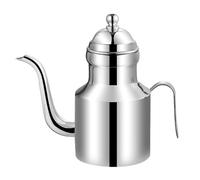 SiaBiced Ensemble de Verseurs D'huile et de Vinaigre En Acier Inoxydable de Qualité Supérieure pour La Cuisine, Argent 500ml