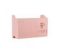 SiaBiced Étagère WiFi Polyvalente Murale Boîte Rangement Dissimulant Câbles et Appareils Électroniques Polypropylène Installation Stable Adaptée pour Chambre Séjour Bureau, Pink
