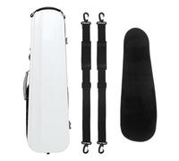 SiaBiced Étui pour Carbone Convertible, Blanc | Poignée en plastique, Fourre-tout , Pratique instrumentale, Pour Élèves et étudiants