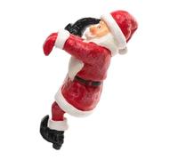 SiaBiced Figurine Miniature de Père Noël Câlinant Un Pot de Fleurs - Pendentif