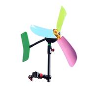 SiaBiced Générateur Éolien Polyvalent Générateur Portable Kit Énergie Éolienne DIY Montage Simple Fonction de Recharge Convient Au Camping Cyclisme Maison