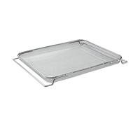 SiaBiced Grille Panier Four Accessoires Acier Inoxydable Antidérapant Poignées Double Égouttage Convient à Cuisson Rôtissage Frites Pommes de Terre