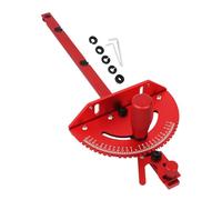 SiaBiced Guide D'Onglet Table pour Sciage Angle Réglable Outil Assemblage Métal Fonction Verrouillage Convient pour Menuiserie Bricolage Ateliers, ROUGE