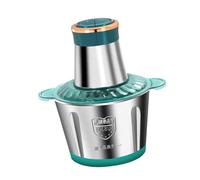 SiaBiced Hachoir à Viande Électrique Robot de Cuisine Polyvalent Coupe-légumes Broyeur Aliments Mini Chopper INOX Motricité Puissante Double Adapté à L, 3L