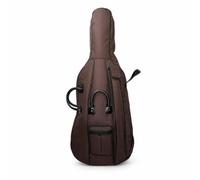 SiaBiced Housse avec protection imperméable, sac rembourré 20mm pour musiciens, Marron moka, Marron, 4/4 adulte