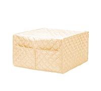 SiaBiced Housse Micro-Ondes Pochette Frontale Housse de Protection Four Micro-Ondes Polyester Imperméable Adaptée Cuisine Lieu Collectif, Beige