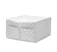SiaBiced Housse Micro-Ondes Pochette Frontale Housse de Protection Four Micro-Ondes Polyester Imperméable Adaptée Cuisine Lieu Collectif, Gris