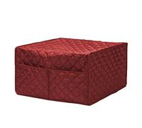 SiaBiced Housse Micro-Ondes Pochette Frontale Housse de Protection Four Micro-Ondes Polyester Imperméable Adaptée Cuisine Lieu Collectif, Rouge
