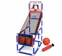 SiaBiced Jeu d' Basket-Ball pour Enfants, Panier Basket intérieur avec Ballons et Pompe, Machine Basket-Ball pour 3 Ans et Plus, Machine de tir de Grande Taille avec 2 Ballons (boîte Anglaise)