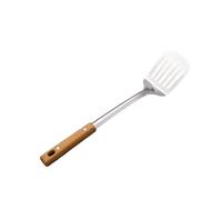 SiaBiced Louche En Acier Inoxydable, Ustensile de Cuisine, Spatule, Cuillère à Tamis, Outils de Cuisine avec Manche Résistant à La Chaleur et Fonction Anti-brû, Spatule à Frire