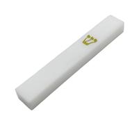SiaBiced Mezuzah Plaque Étui Mezouza Décoration Acrylique Couverture Ornement Porte Religieux Adapté Aux Croyants Judaïsme Bureau, Blanc
